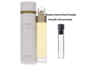perry ellis 360 by Perry Ellis Eau De Toilette Spray 3.4 oz And a Mystery Name brand sample vile
