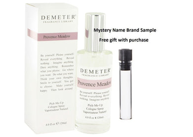 Demeter Provence Meadow by Demeter Cologne Spray 4 oz And a Mystery Name brand sample vile