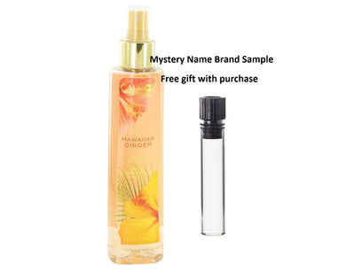 Calgon Take Me Away Hawaiian Ginger by Calgon Body Mist 8 oz And a Mystery Name brand sample vile