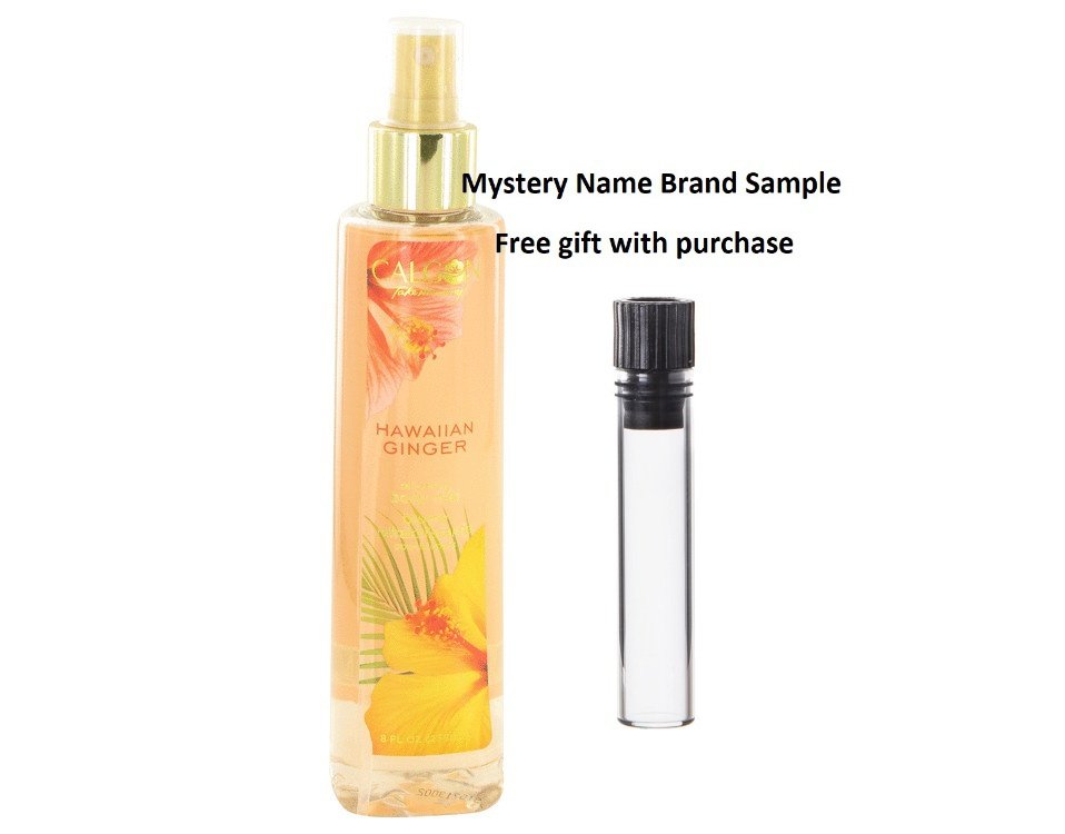 Calgon Take Me Away Hawaiian Ginger by Calgon Body Mist 8 oz And a Mystery Name brand sample vile
