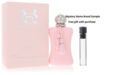 Delina by Parfums De Marly Eau De Parfum Spray 2.5 oz And a Mystery Name brand sample vile