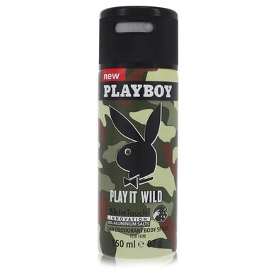 Playboy Play It Wild by Playboy Deodorant Spray 5 oz For Men