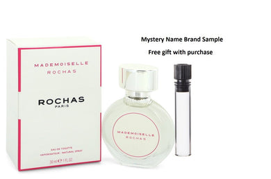 Mademoiselle Rochas by Rochas Eau De Toilette Spray 1 oz And a Mystery Name brand sample vile
