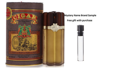 CIGAR by Remy Latour Eau De Toilette Spray 3.4 oz And a Mystery Name brand sample vile