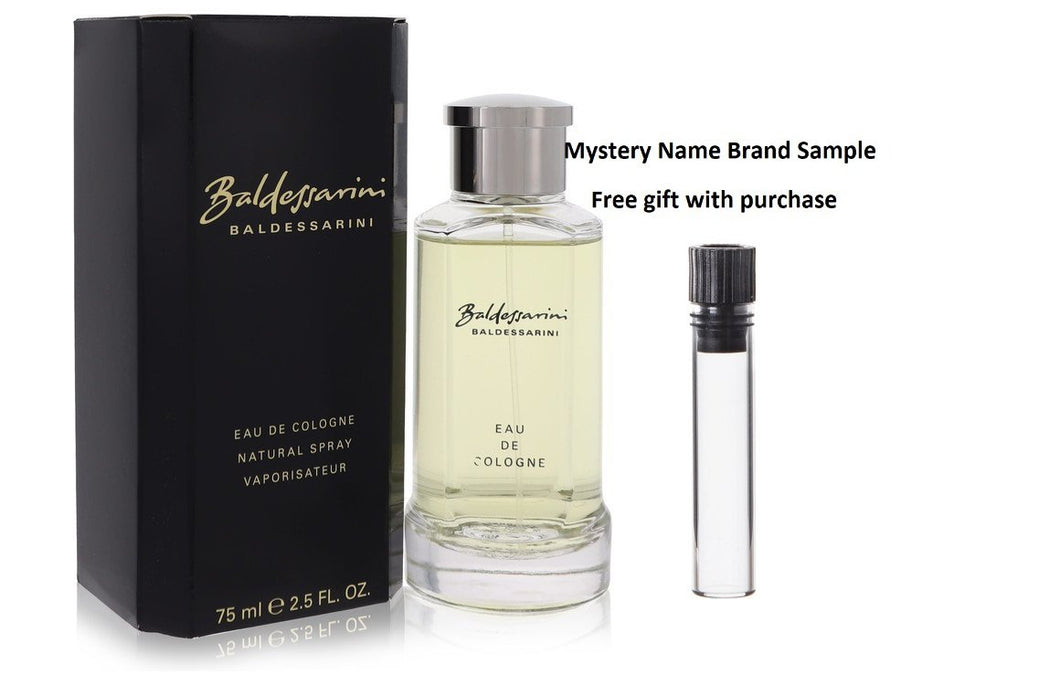 Baldessarini by Hugo Boss Cologne Spray 2.5 oz And a Mystery Name brand sample vile