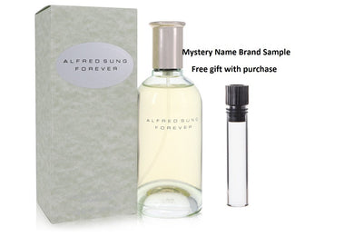 FOREVER by Alfred Sung Eau De Parfum Spray 4.2 oz And a Mystery Name brand sample vile