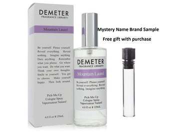 Demeter Mountain Laurel by Demeter Cologne Spray (Unisex) 4 oz And a Mystery Name brand sample vile