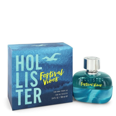 Hollister Festival Vibes by Hollister Eau De Toilette Spray 3.4 oz For Men