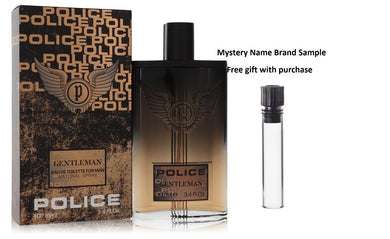 Police Gentleman by Police Colognes Eau De Toilette Spray 3.4 oz And a Mystery Name brand sample vile