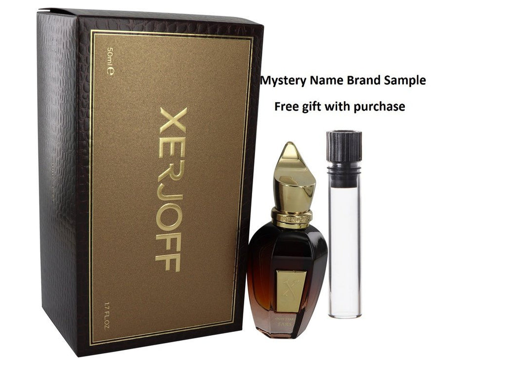 Oud Stars Fars by Xerjoff Eau De Parfum Spray 1.7 oz And a Mystery Name brand sample vile