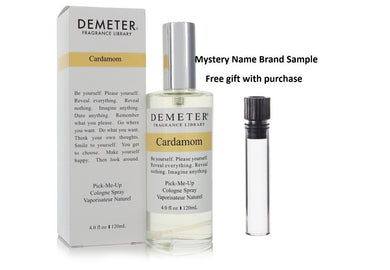 Demeter Cardamom by Demeter Pick Me Up Cologne Spray (Unisex) 4 oz And a Mystery Name brand sample vile