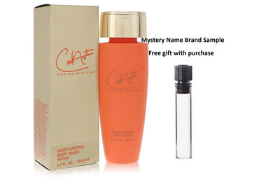 Carlos Santana by Carlos Santana Body Wash 6.7 oz And a Mystery Name brand sample vile