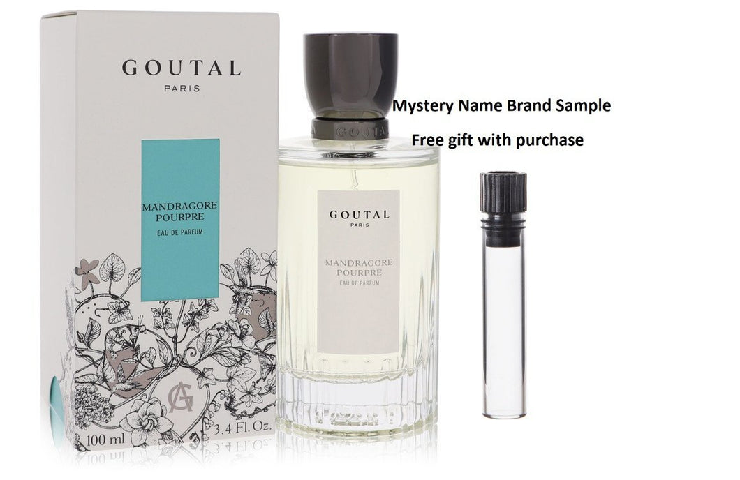 Mandragore Pourpre by Annick Goutal Eau De Parfum Spray 3.4 oz And a Mystery Name brand sample vile