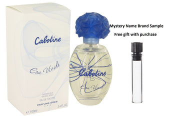 Cabotine Eau Vivide by Parfums Gres Eau De Toilette Spray 3.4 oz And a Mystery Name brand sample vile