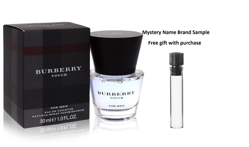 BURBERRY TOUCH by Burberry Eau De Toilette Spray 1 oz And a Mystery Name brand sample vile