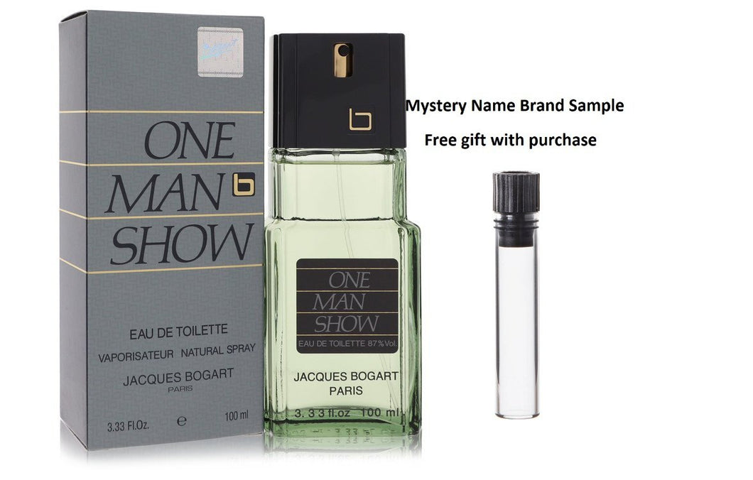 ONE MAN SHOW by Jacques Bogart Eau De Toilette Spray 3.3 oz And a Mystery Name brand sample vile