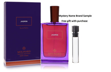 Molinard Jasmin by Molinard Eau De Parfum Spray 2.5 oz And a Mystery Name brand sample vile