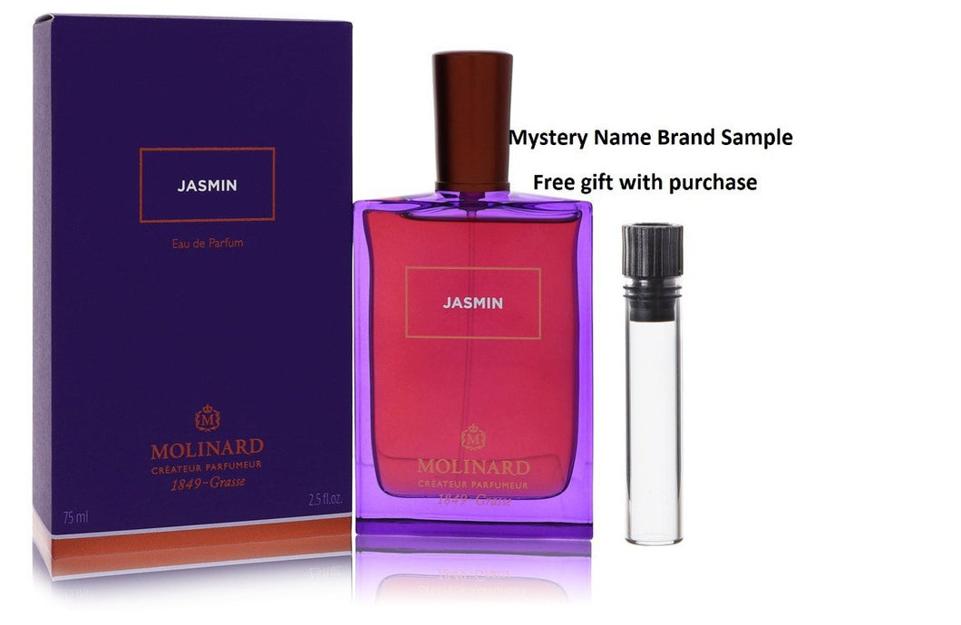 Molinard Jasmin by Molinard Eau De Parfum Spray 2.5 oz And a Mystery Name brand sample vile