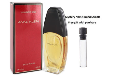 Anne Klein by Anne Klein Eau De Parfum Spray 3.3 oz And a Mystery Name brand sample vile