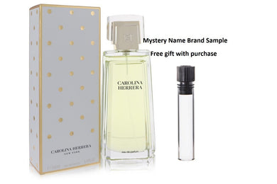 CAROLINA HERRERA by Carolina Herrera Eau De Parfum Spray 3.4 oz And a Mystery Name brand sample vile