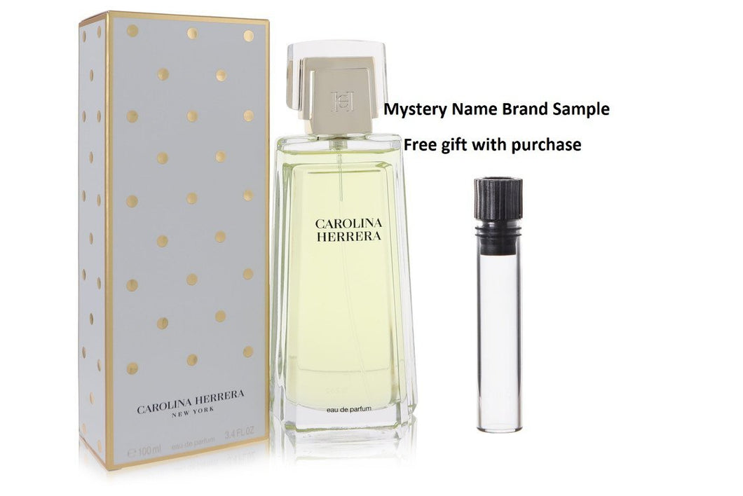 CAROLINA HERRERA by Carolina Herrera Eau De Parfum Spray 3.4 oz And a Mystery Name brand sample vile