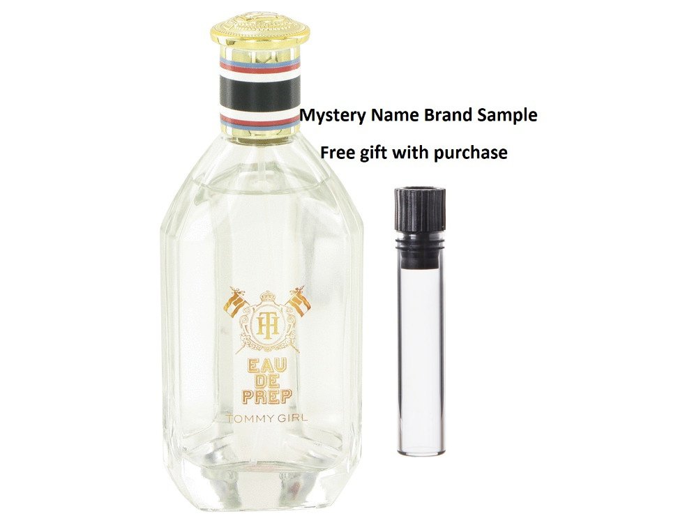 Eau De Prep by Tommy Hilfiger Eau De Toilette Spray (Tester) 3.4 oz And a Mystery Name brand sample vile