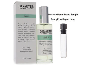 Demeter Salt Air by Demeter Cologne Spray 4 oz And a Mystery Name brand sample vile