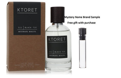 Ktoret 511 Black Tie by Michael Malul Eau De Parfum Spray 3.4 oz And a Mystery Name brand sample vile