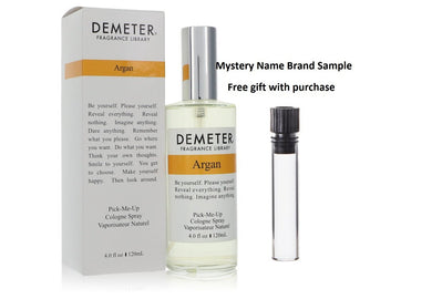 Demeter Argan by Demeter Cologne Spray (Unisex) 4 oz And a Mystery Name brand sample vile