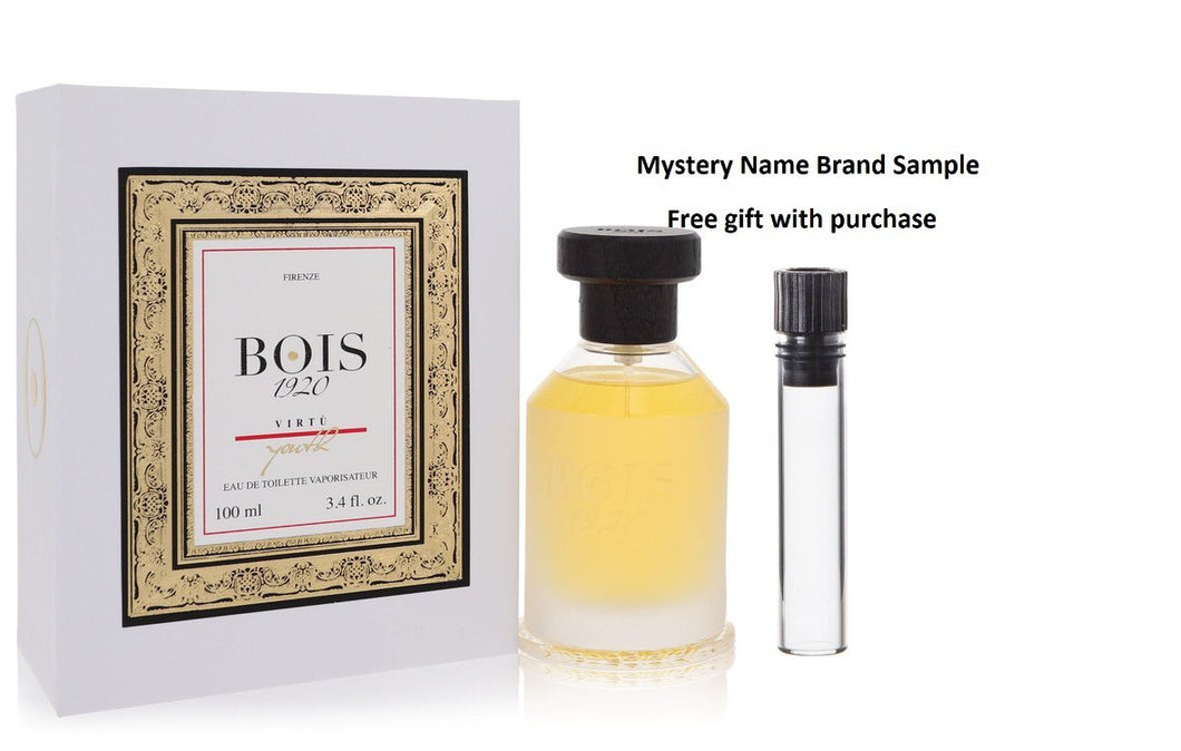 Bois 1920 Virtu Youth by Bois 1920 Eau De Parfum Spray 3.4 oz And a Mystery Name brand sample vile