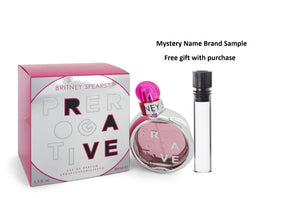 Britney Spears Prerogative Rave by Britney Spears Eau De Parfum Spray 3.3 oz And a Mystery Name brand sample vile