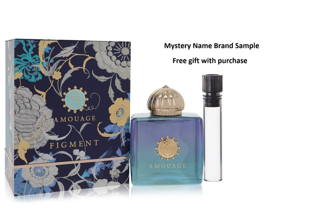 Amouage Figment by Amouage Eau De Parfum Spray 3.4 oz And a Mystery Name brand sample vile