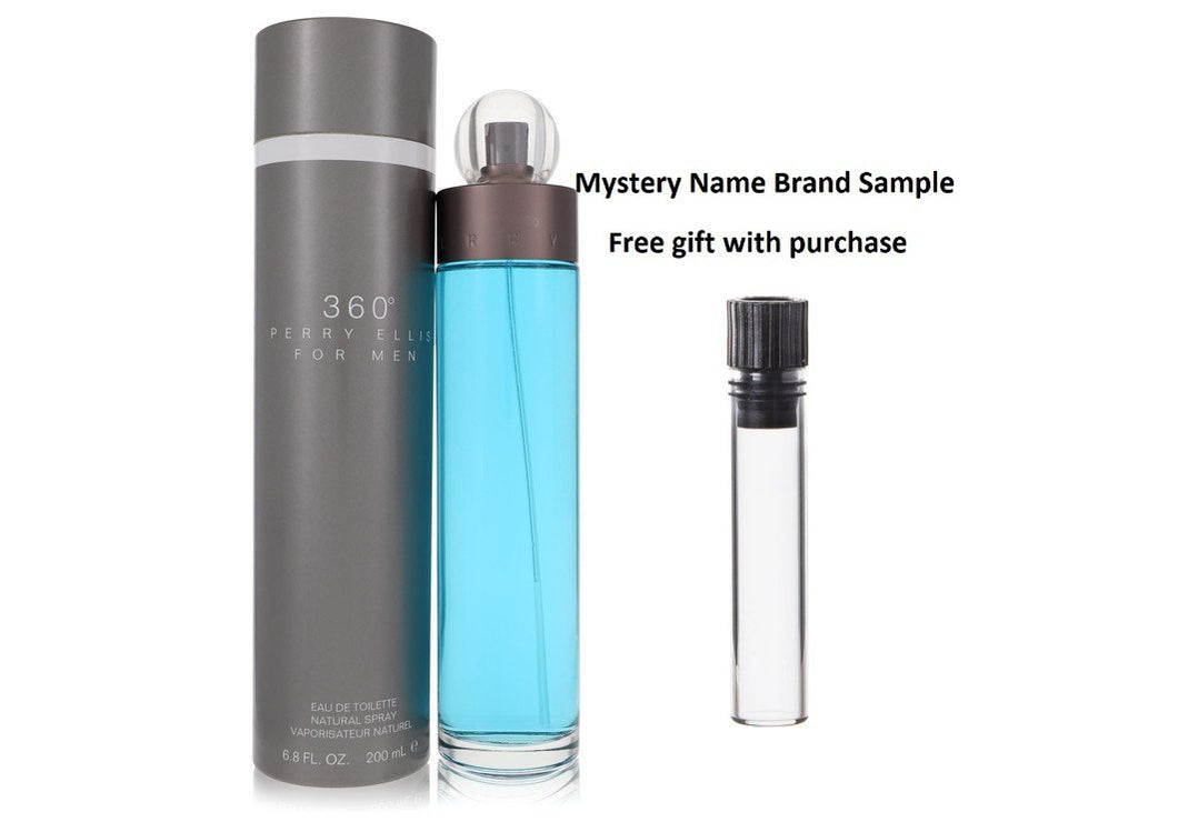 perry ellis 360 by Perry Ellis Eau De Toilette Spray 6.7 oz And a Mystery Name brand sample vile