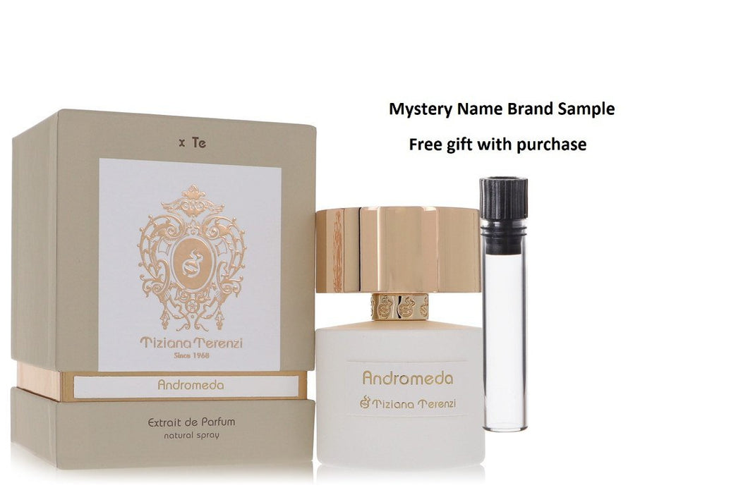 Andromeda by Tiziana Terenzi Extrait De Parfum Spray 3.38 oz And a Mystery Name brand sample vile