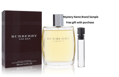 BURBERRY by Burberry Eau De Toilette Spray 3.4 oz And a Mystery Name brand sample vile
