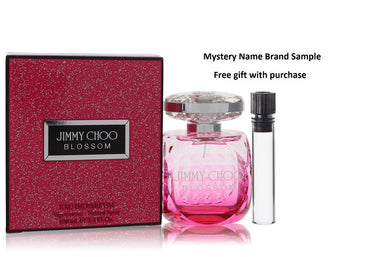 Jimmy Choo Blossom by Jimmy Choo Eau De Parfum Spray 3.3 oz And a Mystery Name brand sample vile