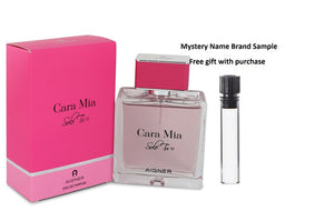 Cara Mia Solo Tu by Etienne Aigner Eau De Parfum Spray 3.4 oz And a Mystery Name brand sample vile