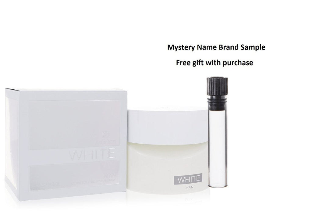 Aigner White by Etienne Aigner Eau De Toilette Spray 4.25 oz And a Mystery Name brand sample vile