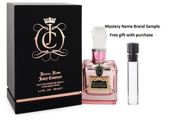 Juicy Couture Royal Rose by Juicy Couture Eau De Parfum Spray 3.4 oz And a Mystery Name brand sample vile