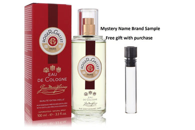 Jean Marie Farina Extra Vielle by Roger & Gallet Eau De Cologne Spray (Unisex) 3.3 oz And a Mystery Name brand sample vile