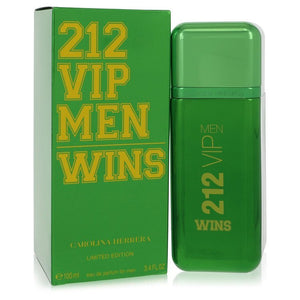 212 Vip Wins by Carolina Herrera Eau De Parfum Spray (Limited Edition) 3.4 oz For Men