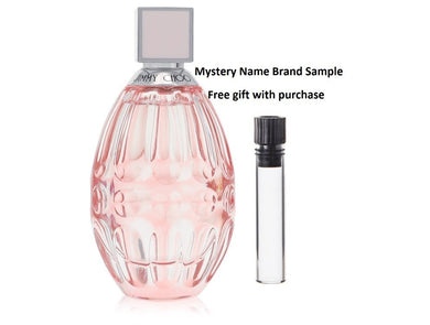 Jimmy Choo L'eau by Jimmy Choo Eau De Toilette Spray (Tester) 3 oz And a Mystery Name brand sample vile