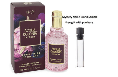 4711 Acqua Colonia Floral Fields of Ireland by 4711 Eau De Cologne Intense Spray (Unisex) 1.7 oz And a Mystery Name brand sample vile
