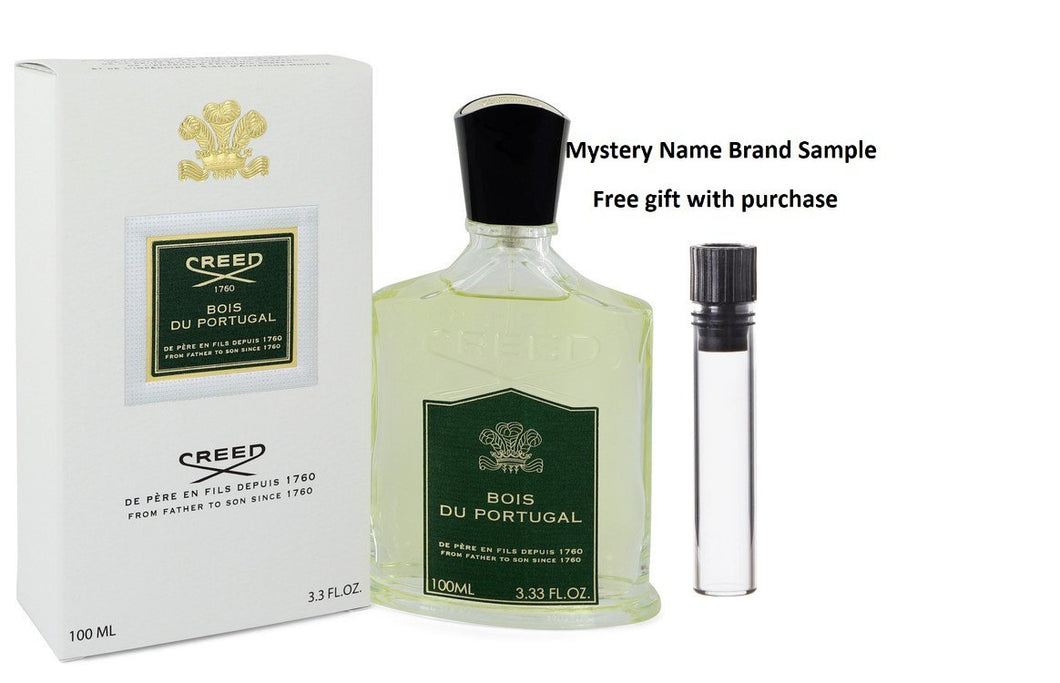Bois Du Portugal by Creed Eau De Parfum Spray 3.3 oz And a Mystery Name brand sample vile