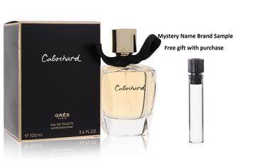 Cabochard by Parfums Gres Eau De Toilette Spray 3.4 oz And a Mystery Name brand sample vile