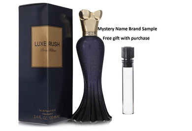 Paris Hilton Luxe Rush by Paris Hilton Eau De Parfum Spray 3.4 oz And a Mystery Name brand sample vile