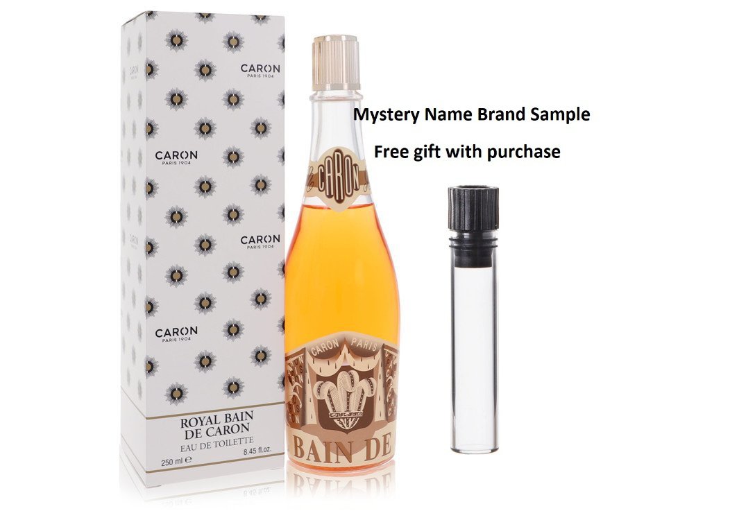 ROYAL BAIN De Caron Champagne by Caron Eau De Toilette (Unisex) 8 oz And a Mystery Name brand sample vile
