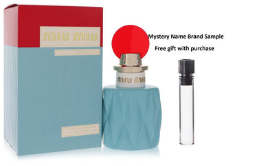 Miu Miu by Miu Miu Eau De Parfum Spray 1.7 oz And a Mystery Name brand sample vile