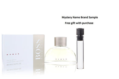 BOSS by Hugo Boss Eau De Parfum Spray 3 oz And a Mystery Name brand sample vile