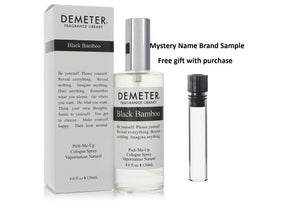 Demeter Black Bamboo by Demeter Cologne Spray (Unisex) 4 oz And a Mystery Name brand sample vile